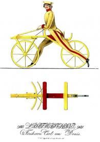 1817-ci ildə Baron fon Drays tərəfindən ixtira edilən ilk velosiped