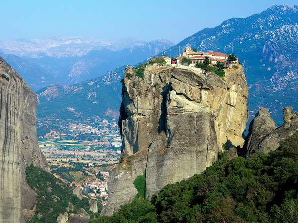 Yunanistan,Monastery of Agia Triada, Meteora, 