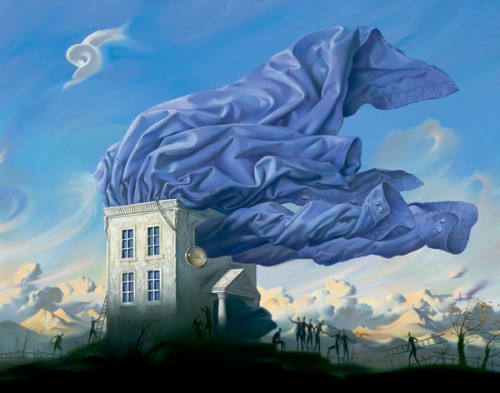 Vladimir Kush blue surrealism