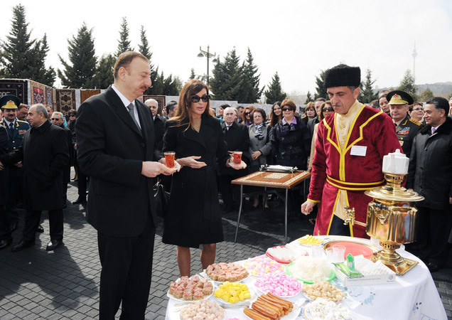 prezident İlham Əliyev və birinci xanım Mehriban Əliyeva Novruz bayramında