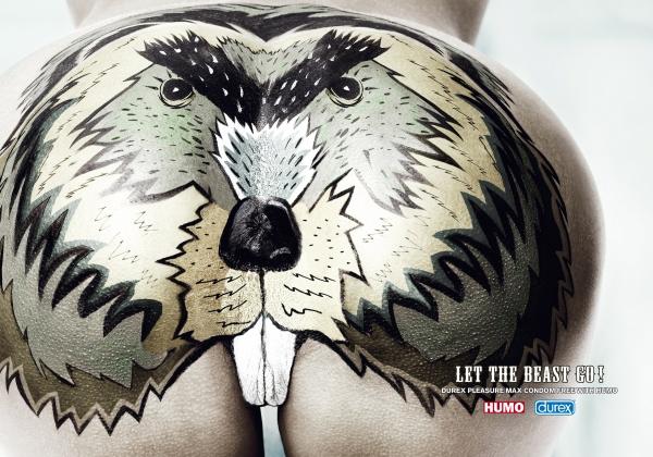 let the beast go-Durex condom(preservative) ad