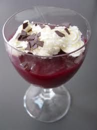 vişnəli pudding