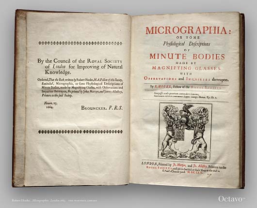 Robert Hook- Micrographia book