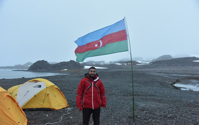 Mehraj Mahmudov in Antarctida