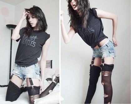 grunge style girl