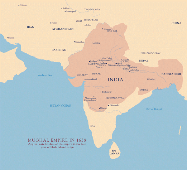 Mogol imperiyasi (Mughal empire) 1600-ci ilde